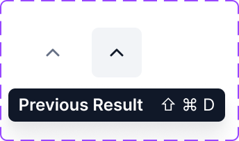 Developer handoff spec: Previous Result Button
