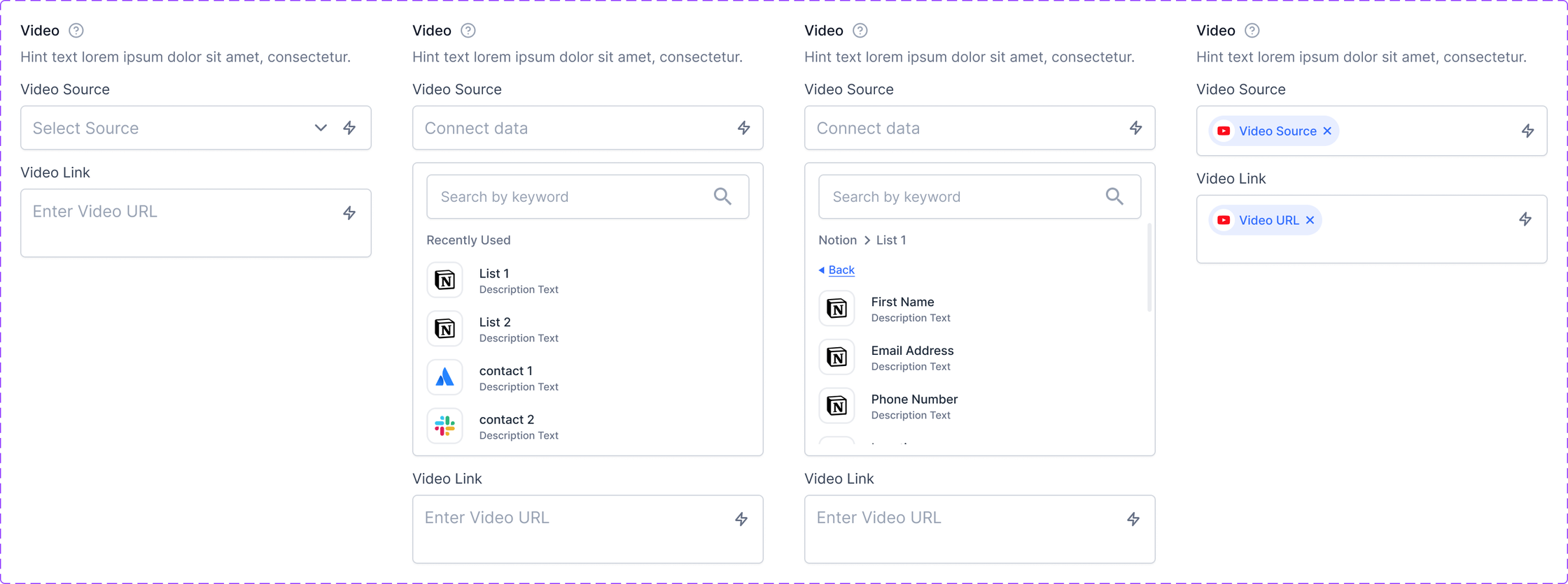 Developer handoff spec: Video