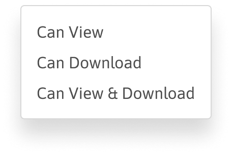 Claims share access options