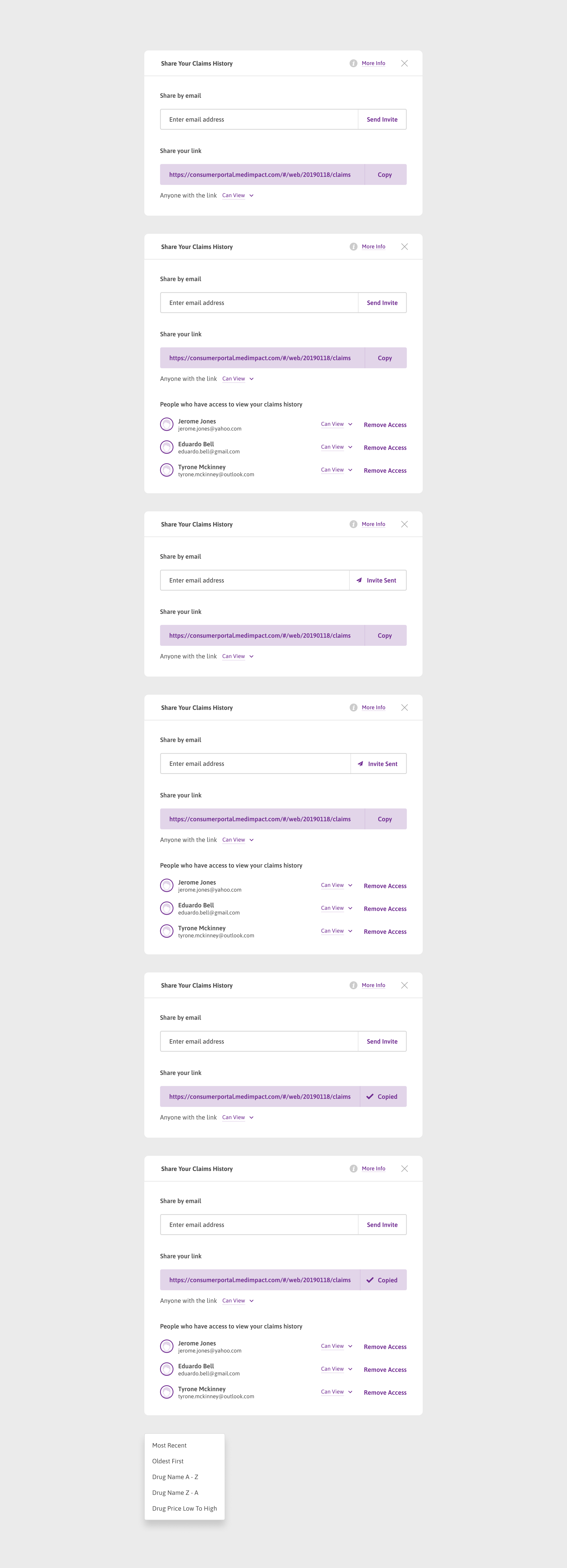 MedImpact developer handoff spec