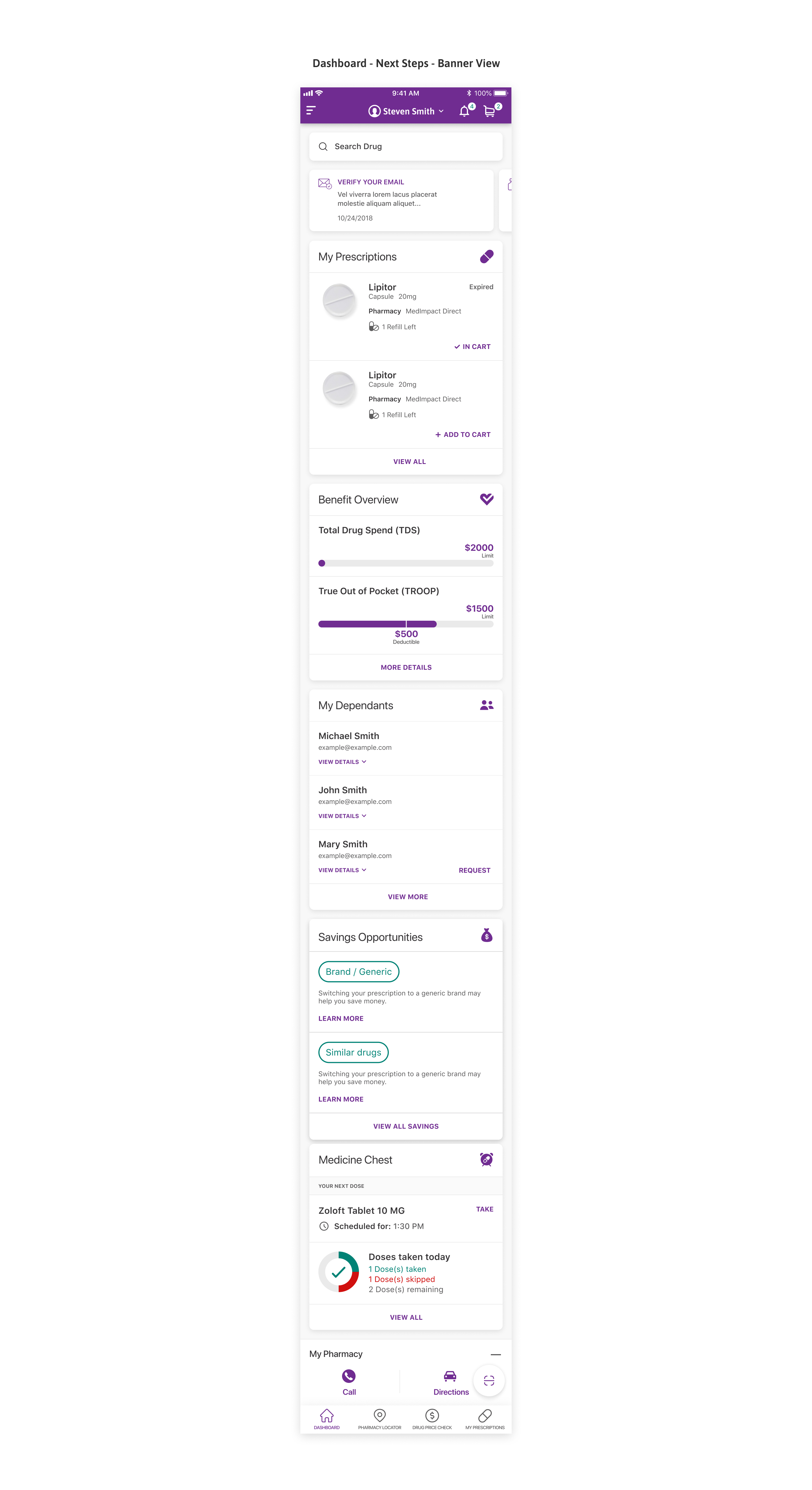 MedImpact developer handoff spec