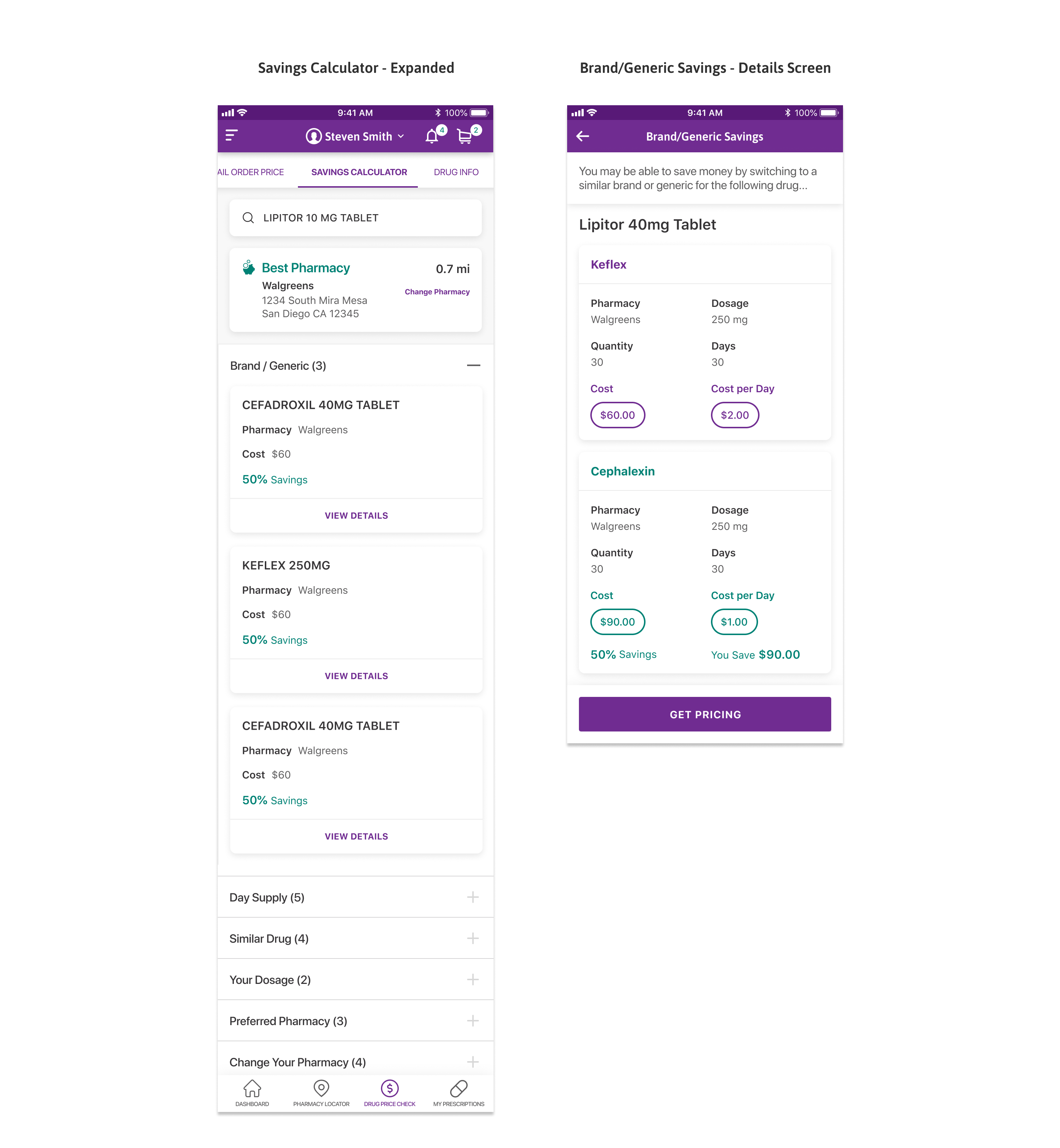 MedImpact developer handoff spec