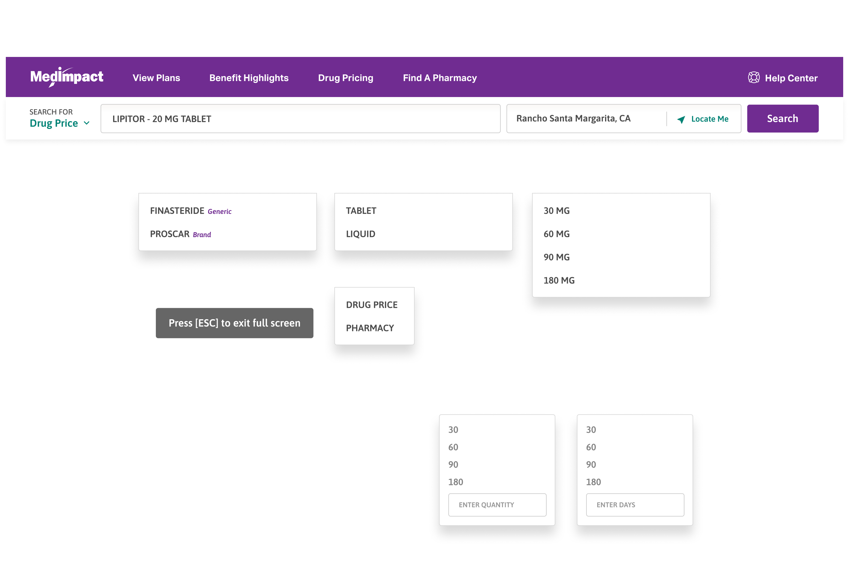 MedImpact developer handoff spec