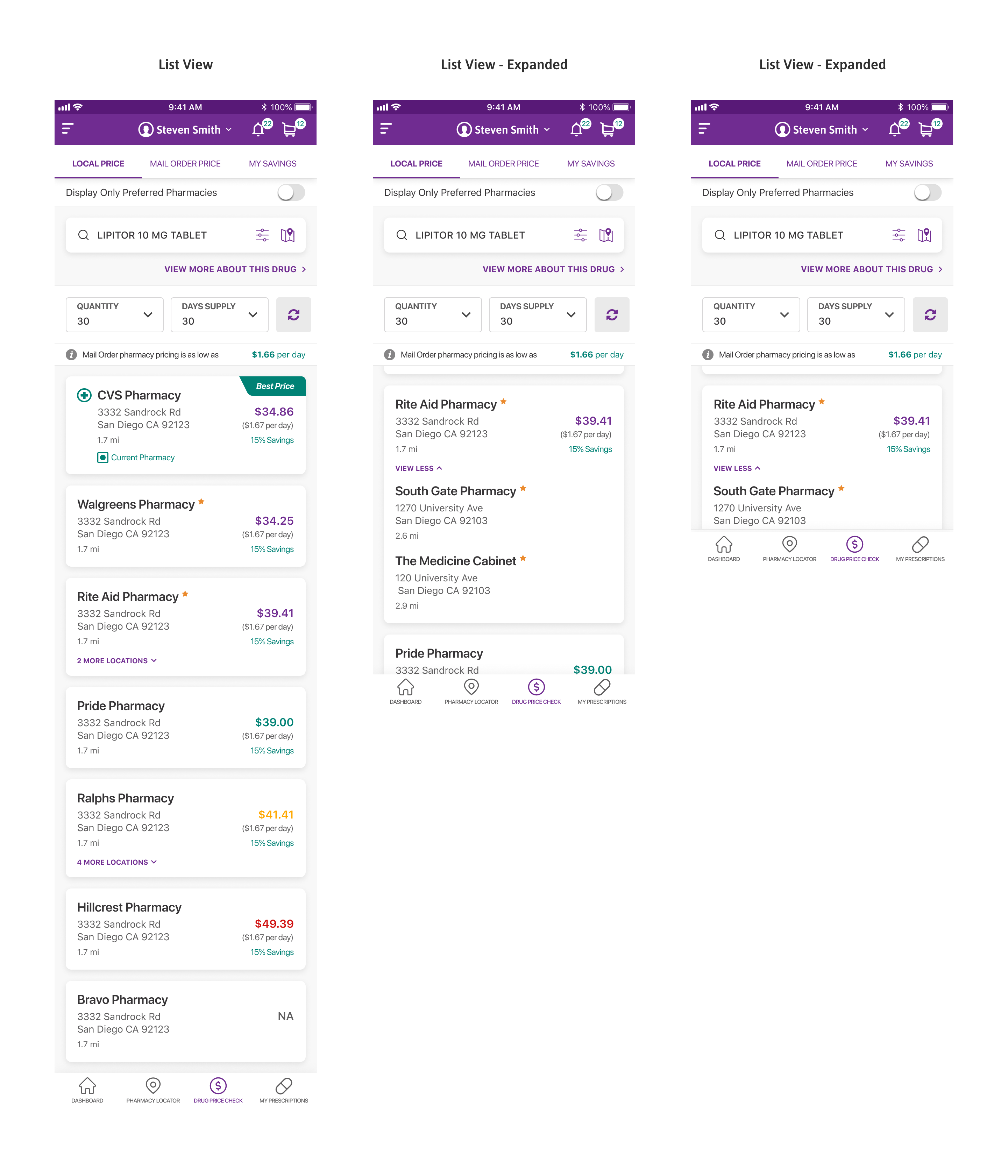 MedImpact developer handoff spec