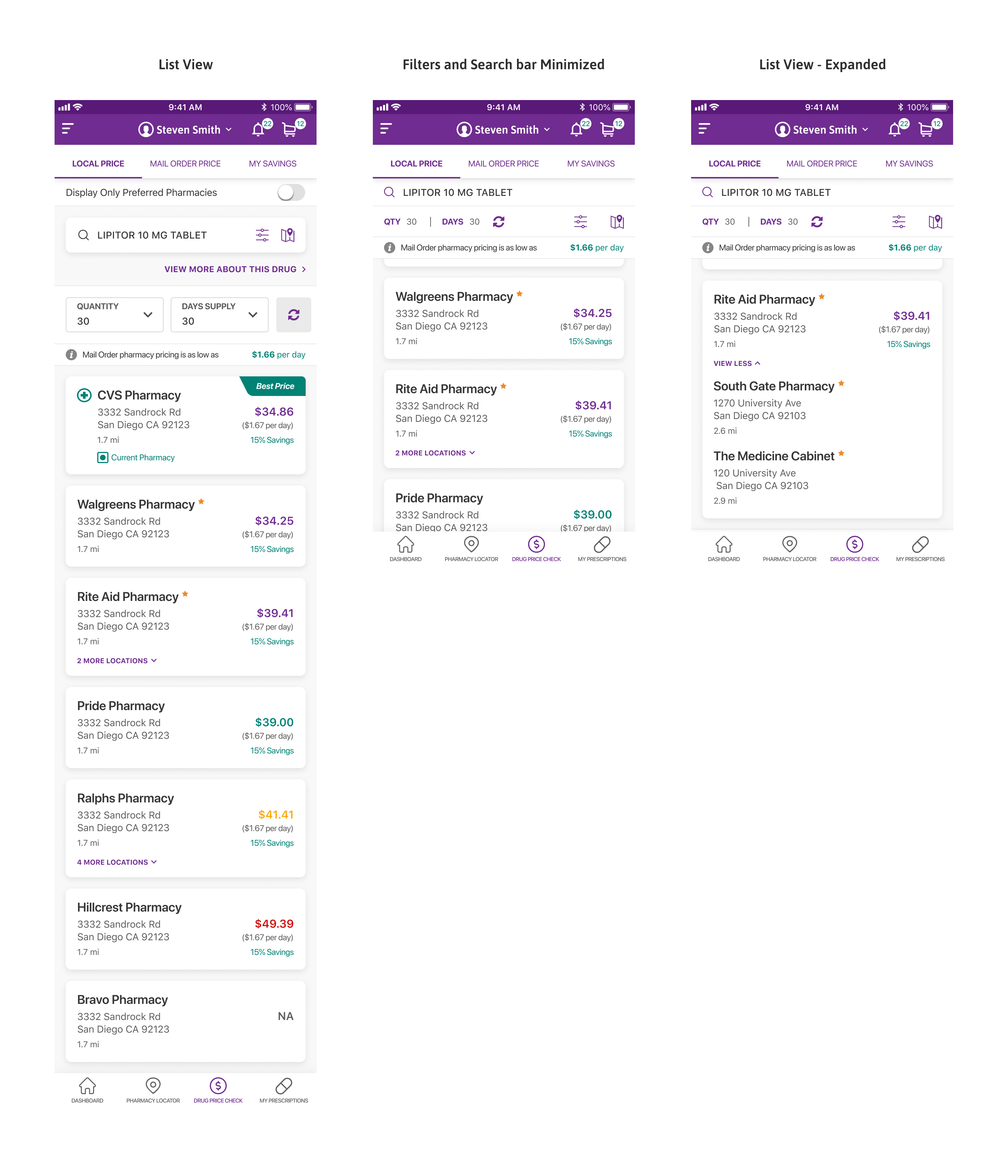 MedImpact developer handoff spec