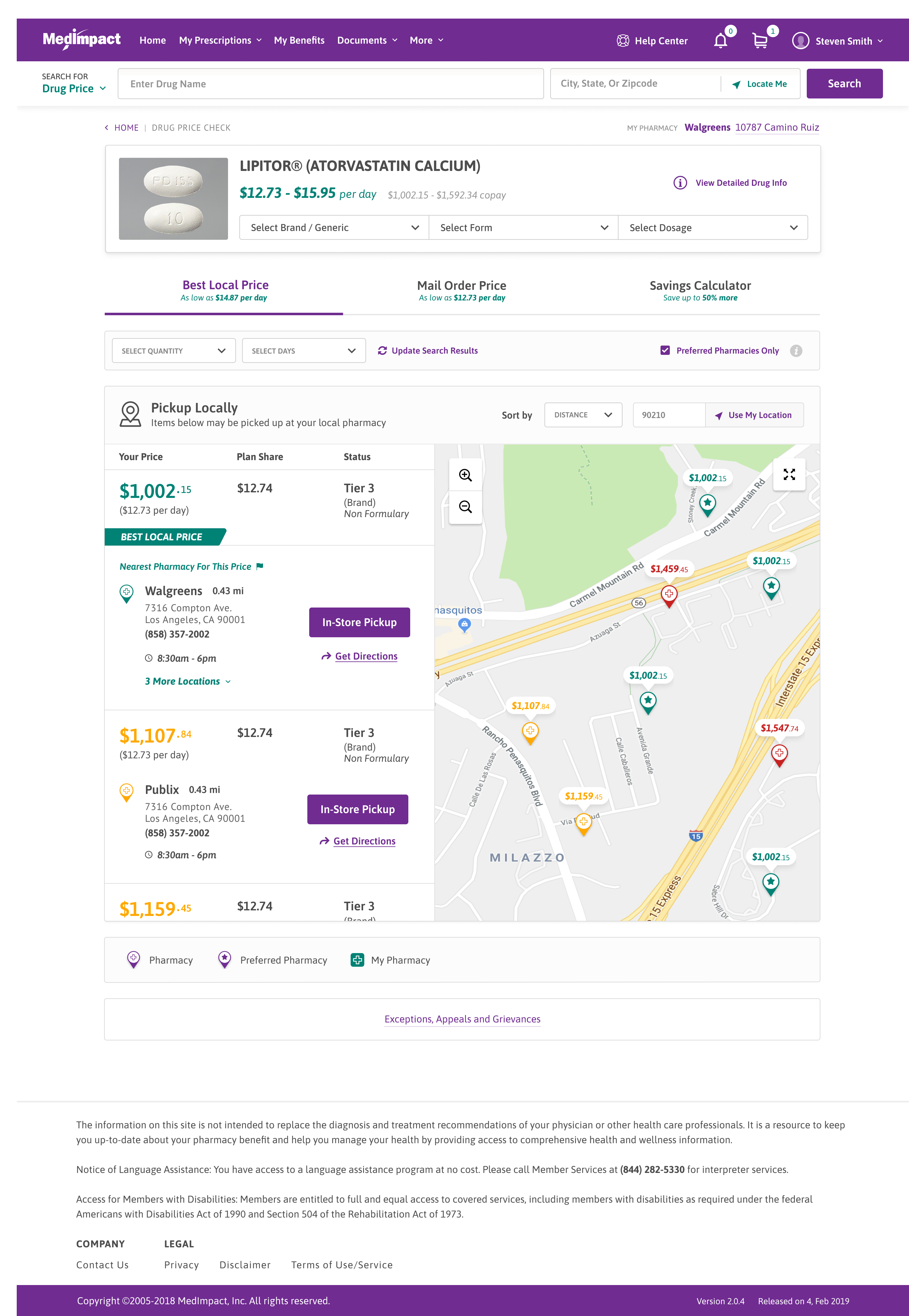 MedImpact Drug Price Check