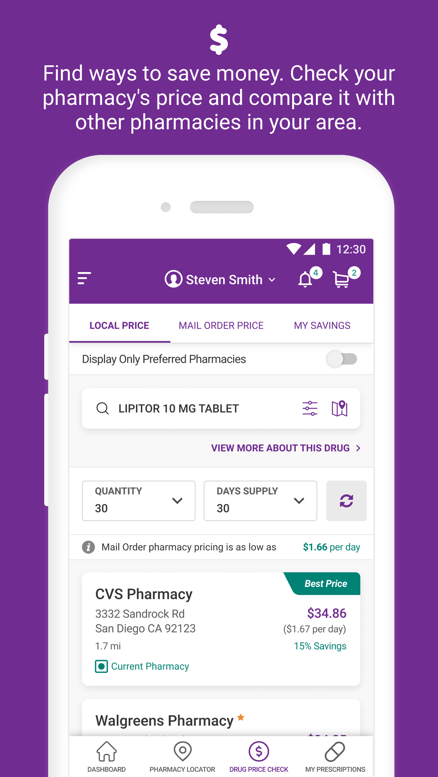 MedImpact mobile app screen 6