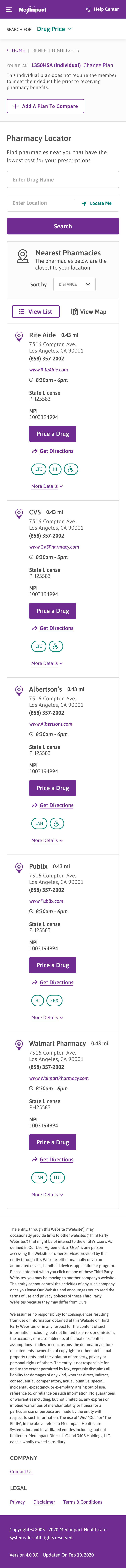 MedImpact Open Enrollment — pharmacy-locator