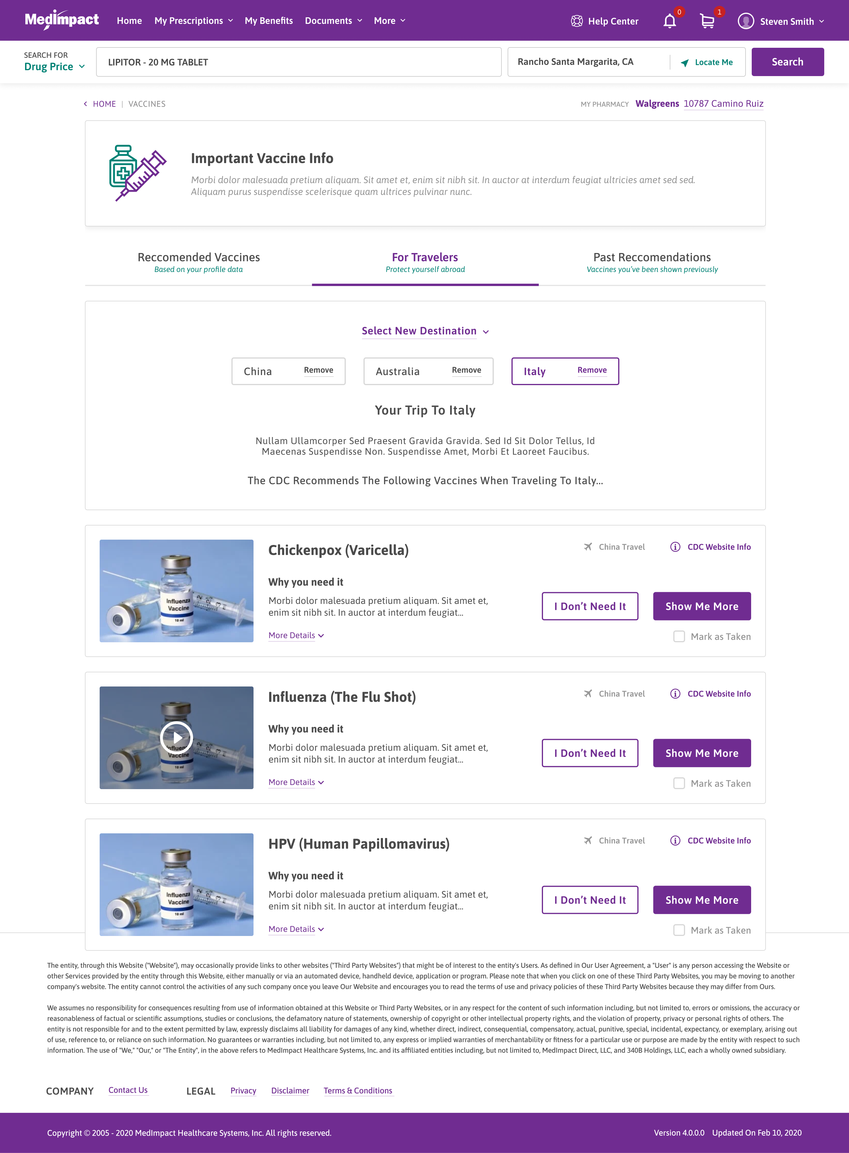 MedImpact Vaccine Module — 24