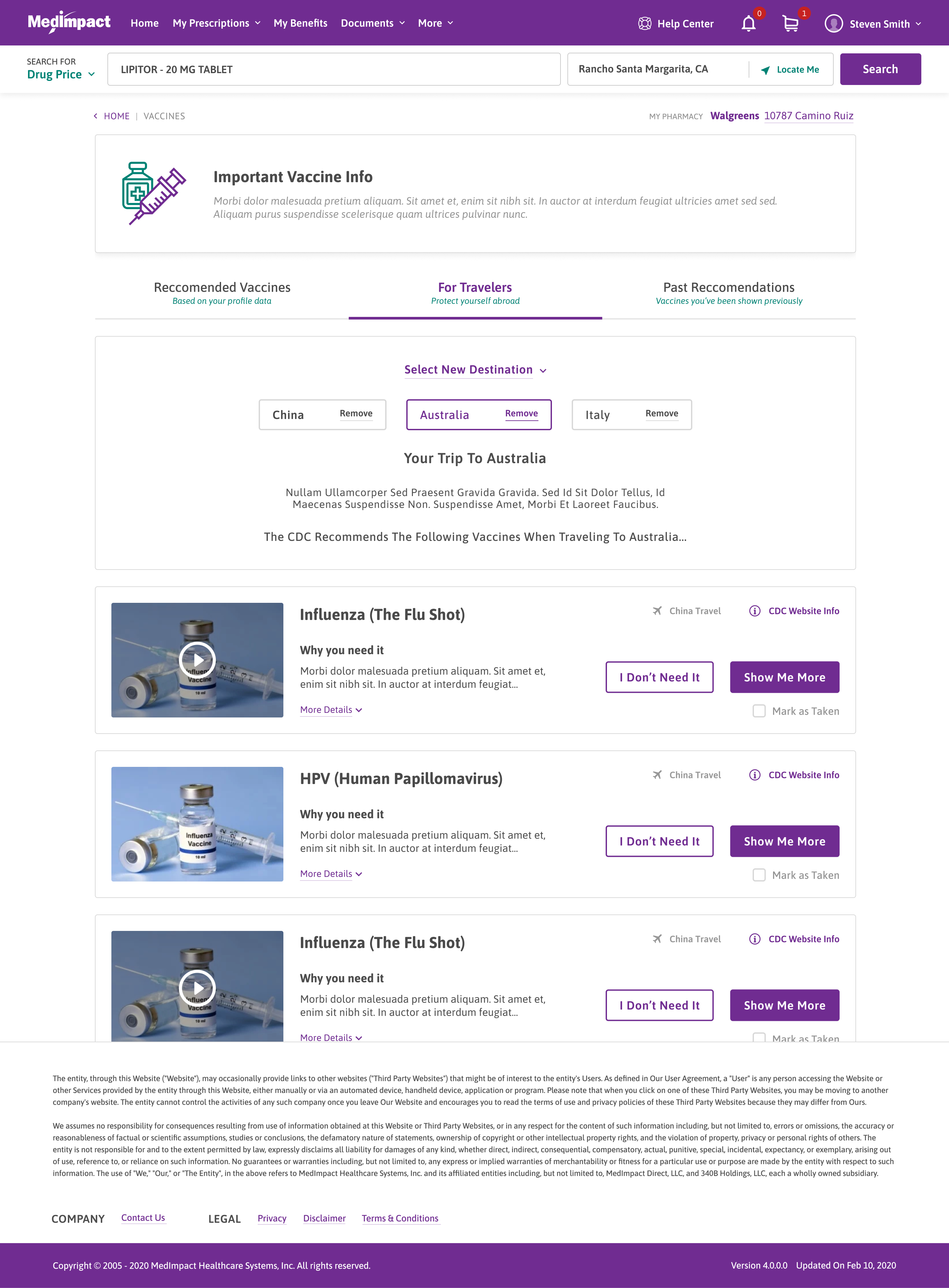 MedImpact Vaccine Module — 26