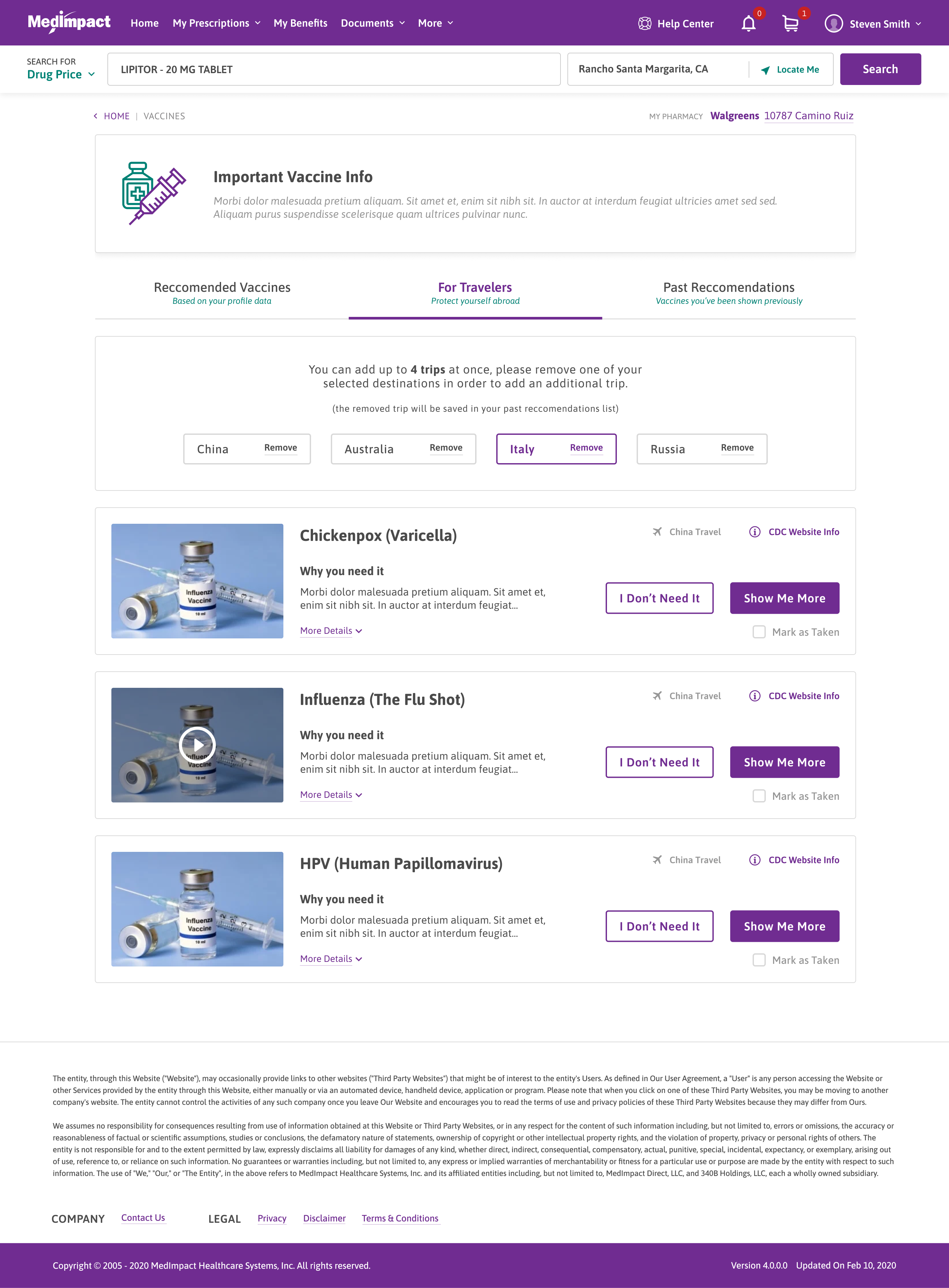 MedImpact Vaccine Module — 33