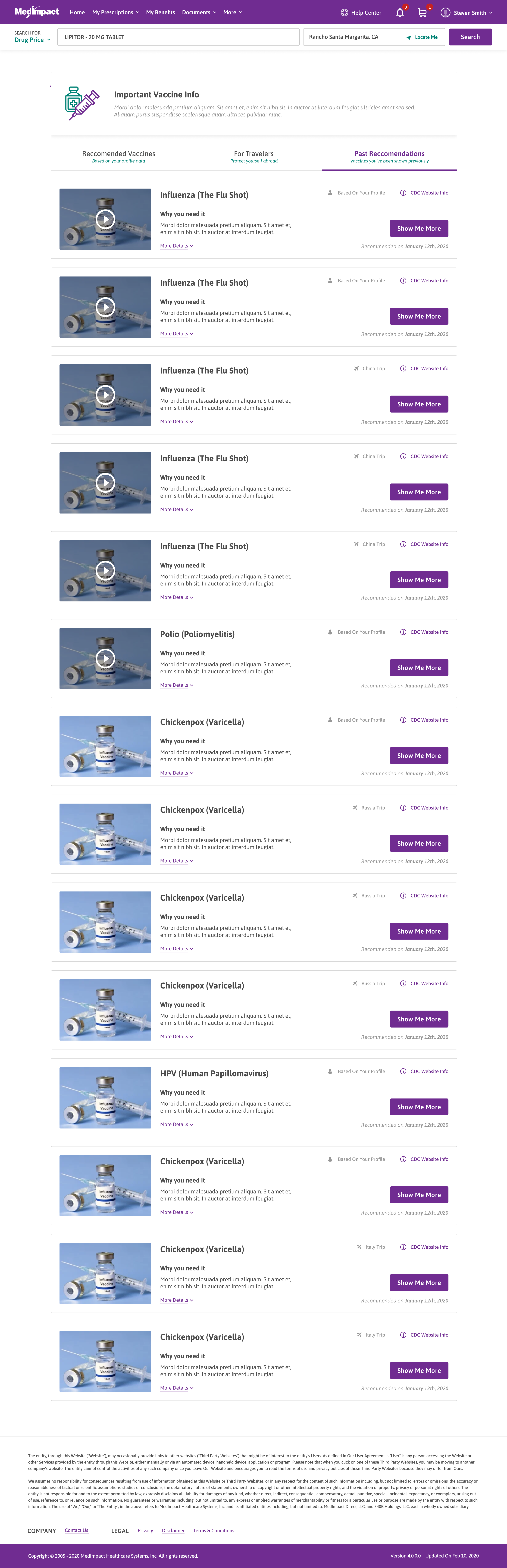 MedImpact Vaccine Module — 34